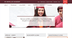 Desktop Screenshot of demarillac.org