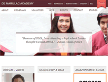 Tablet Screenshot of demarillac.org